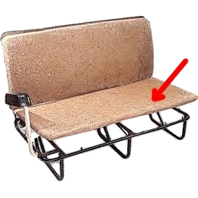 Rembourrage d’assise de banquette 3/4 T2 -79