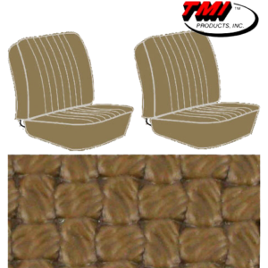 Housses de sièges avant séparés pour T2 68-73 en Basketweave Tan (#03)