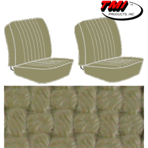 Housses de sièges avant séparés pour T2 68-73 en Basketweave Beige (#04)