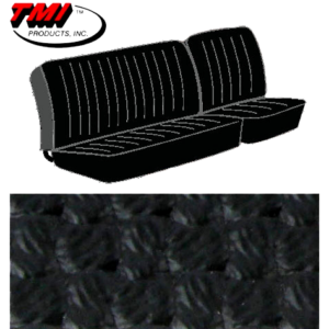 Housses de sièges avant 1/3-2/3 pour T2 68-73 en Basketweave Noir (#01)