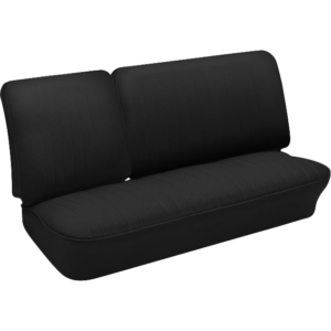 Housses de banquette du milieu avec basculement pour T2 74-76 en Basketweave Noir (#01)