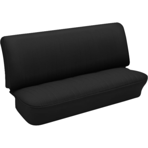 Housses de banquette arrière pour T2 74-76 en Basketweave Noir (#01)