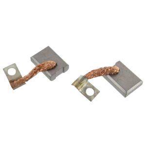 Set de 2 charbons de dynamo 6 Volts (diamètre 90mm)