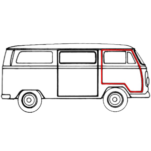 Joint de porte avant droit 68-79