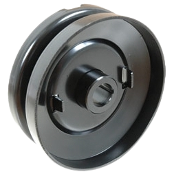 Poulie de dynamo 6 volts pour moteur pied moulé -60 (diam. 100mm)
