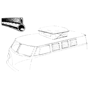 Joint sur toit westfalia 64-67