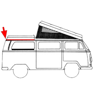Joint de toit fixe westfalia 68-73