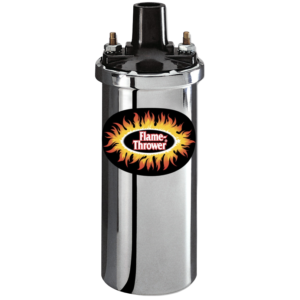 Bobine d'allumage chromée PERTRONIX 40.000 volts (3.0 Ohms) pour module d'allumage IGNITOR 1