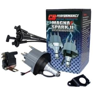 Kit d'allumage MAGNASPARK 2 avec base noire (allumeur + fils de bougies noirs + bobine + bride d'allumeur noire)