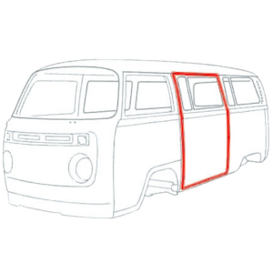 Joint de porte coulissante gauche 68-