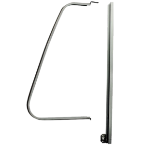 Cadre en aluminium de petite vitre fixe gauche 68-