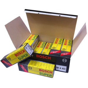 Boîte de 10 bougies BOSCH W8AC (culot court)