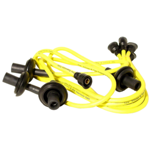 Faisceau de fils de bougie silicone jaune 7mm