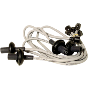 Faisceau de fils de bougie MEGAVOLT en silicone gris 8mm