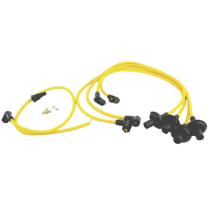 Faisceau de fils de bougie MEGAVOLT en silicone jaune 8mm