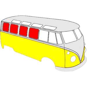 Vitre latérale fixe