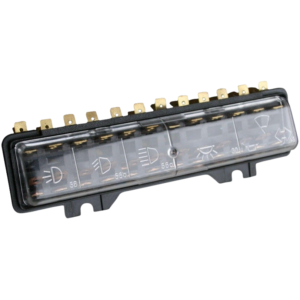 Boite à fusibles 12 fusibles (vendu avec le couvre fusible)