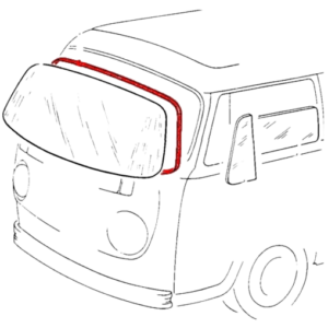 Joint de pare brise 68-79 Cal Look