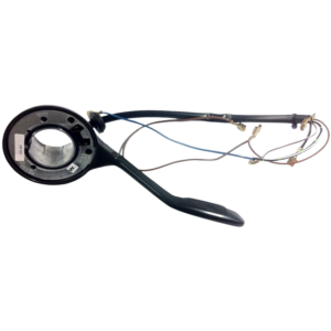 Commodo de clignotant gris 8/65-7/67 (5 fils et bouton de plein phares)  VALEO