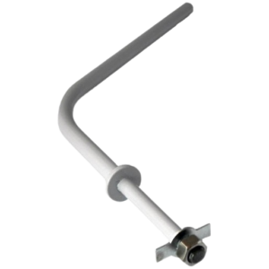 Bras de rétroviseur droit T2 3/55-7/67 (avec écrou et rondelle)