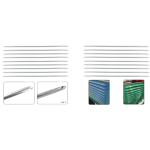 Kit de 18 chromes de louvers de ventilation moteur 3/55-63