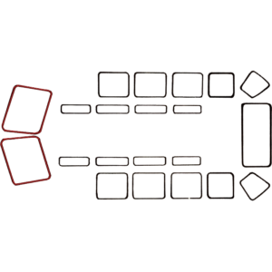 Joint de pare brise gauche ou droit -67
