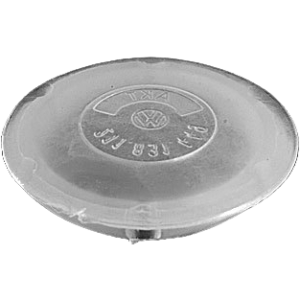 Couvre vis de charnière de porte blanc -67