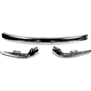 Pare-choc avant en 3 parties T2 68-72 chromé