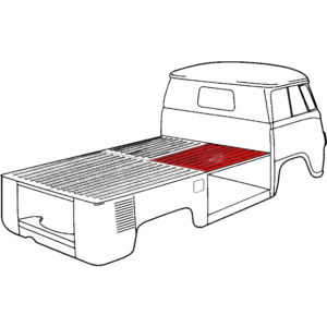 Quart de plancher derrière cabine pickup simple cabine -67