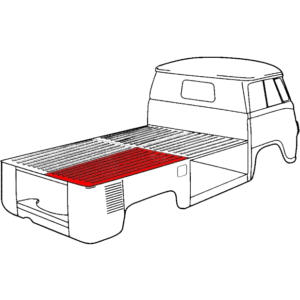 Quart de plancher dessus moteur pickup simple cabine -67