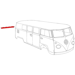 Traverse entre hayon et capot moteur 55-63