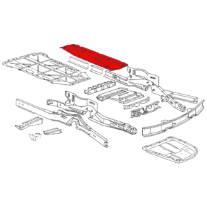 Tôle gauche de protection de chassis 68-