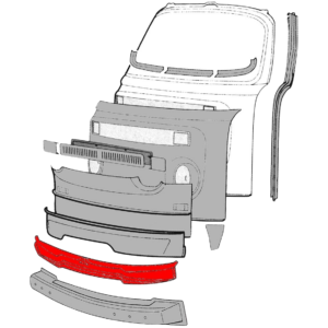 Panneau avant intérieur de bas de face avant 68-72