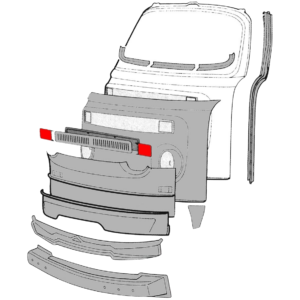 Set de 2 tôles bouche trous de clignotants 73-
