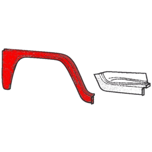 Arche d’aile droite partie extérieure 68-72