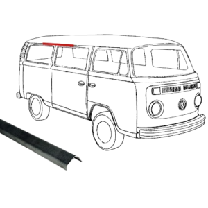 Tôle de réparation de goutière (longueur 125cm)