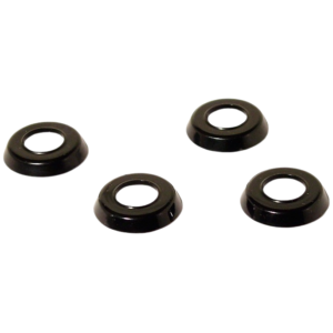 Set de 4 rondelles de manivelle de lève vitre T1 55-66 et T2 61-66 noires