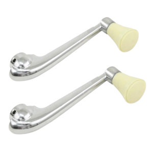 Set de 2 manivelles de lève-vitre 56-66 ivoire