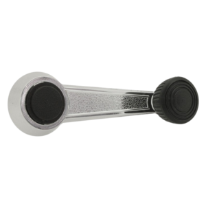 Manivelle de lève vitre 74- chrome et noir