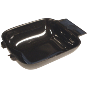 Coquille noire de gache de porte 66-