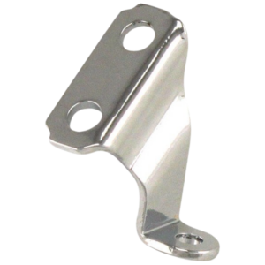 Patte de pivot chromée de déflecteur gauche 56-64