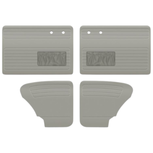 Set de 4 panneaux de porte gris clair (off white #15) avec vide poche 65-66 TMI