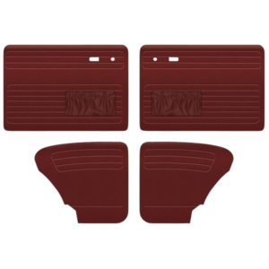Set de 4 panneaux de porte rouge (red #17) avec vide poche 7/67- TMI