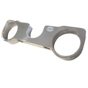 Support en aluminium sous tableau de bord pour 2 manomètres diam 52mm