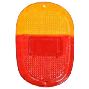 Vitre de feu arrière 8/62-67 EUROPE rouge/orange (sans cerclage chromé)
