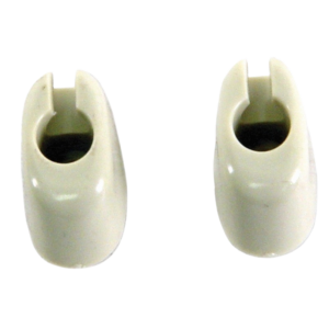 Set de 2 supports de pare-soleil blanc 8/64-7/67