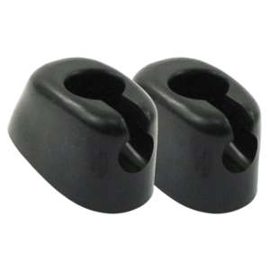 Set de 2 supports de pare-soleil noir 8/64-7/67