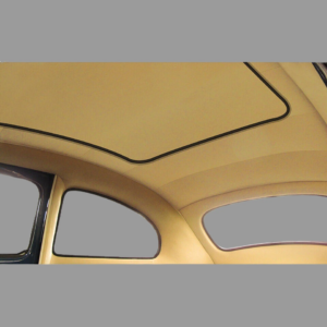 Ciel de toit pour 58-63 découvrable en tissu ivoire (TMI #77)