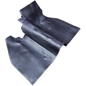 Tapis de caoutchouc avant noir 60-67