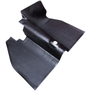 Tapis de caoutchouc avant noir 68-72